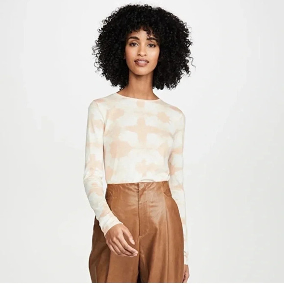 Vince Tie Dye Long Sleeve Tee Size XL NWT New - Picture 1 of 12